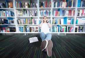 bibliotheek studie concept foto