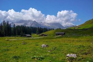 top van Geiger Bij zonsondergang, hoezo tauern nationaal park, Oostenrijk foto