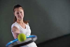 tennis meisje portret foto