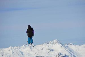 ski springen visie foto