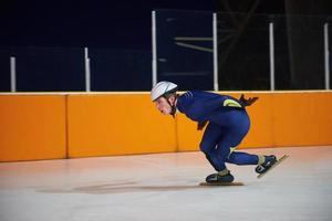 snelheid het schaatsen visie foto