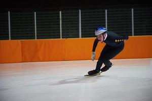 snelheid het schaatsen visie foto