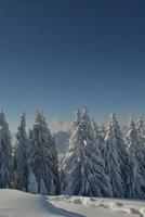 berg winterlandschap foto