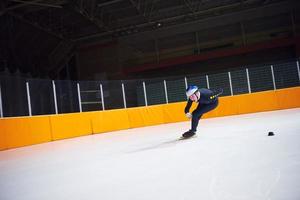 snelheid het schaatsen visie foto