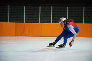 snelheid het schaatsen visie foto