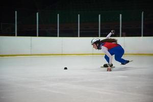 snelheid het schaatsen visie foto