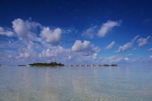 tropisch strand visie foto