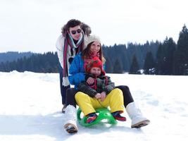 winter familie visie foto