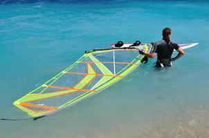 wind surfen visie foto