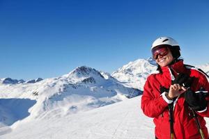 vreugde van winter seizoen foto