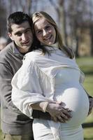 gelukkig zwangerschap portret foto