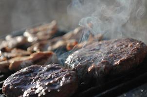 grill vlees uitzicht foto