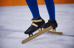 snelheid het schaatsen visie foto