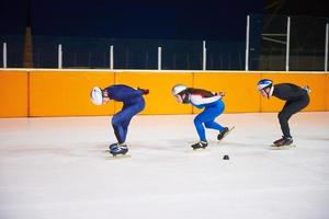 snelheid het schaatsen visie foto