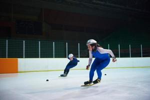 snelheid het schaatsen visie foto