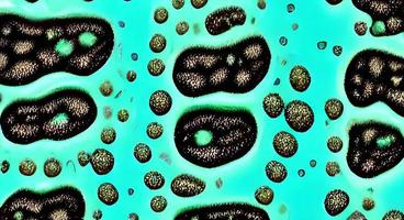 bacterie virus of kiemen microorganisme cellen. renderen foto