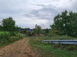 antenne visie van Brits snelwegen met snel in beweging verkeer foto