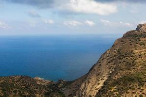 mooi landschap foto van de eiland van Kreta, Griekenland. zomer natuur van Kreta. kilte toerisme van de middellandse Zee zee