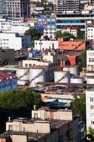 industrieel Oppervlakte in stad foto