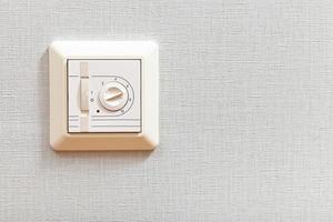 thermoregulator van elektrisch verwarming verdieping foto