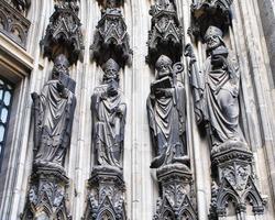 buitenshuis decoratie van Keulen kathedraal foto