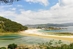 panorama van cies eilanden in atlantische, Spanje foto