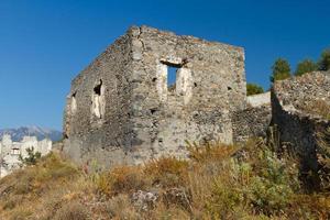 ruïnes van kajak, fethiye foto