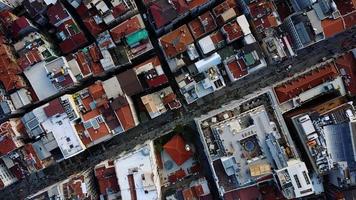 stadsgezicht Istanbul, kalkoen. foto van de vogelperspectief visie