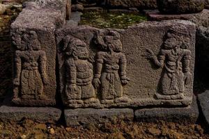 sculpturen - reliëfs van historisch relikwieën in de omgeving van de western hellingen van monteren wet, geschatte naar hebben geweest gebouwd in de omgeving van de 14-15e eeuw advertentie. foto