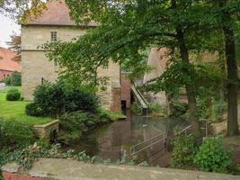 de stad van nottuln in de duits baumberge foto