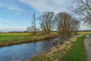 de rivier- aa in de buurt Borken in Duitsland foto