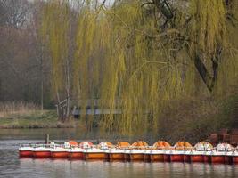 Bij de meer in de buurt Borken foto