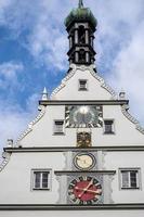 rottend, duitsland, 2014. markt plaats plein in Rothenburg foto