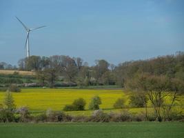 voorjaar tijd in de Duitse baumberge foto