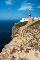 st. vincent cape and lighthouse, algarve, portugal.