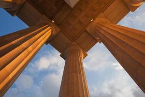Lincoln Memorial-pijlers foto