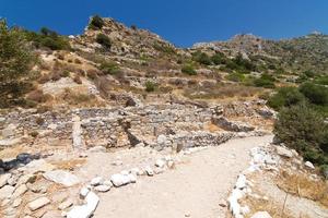 ruïnes van knido's, datca, kalkoen foto