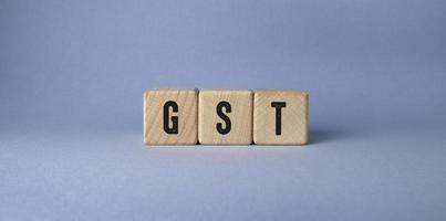 woorden met gst , bedrijf concept idee foto