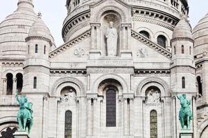 basilica sacre coeur in Parijs foto