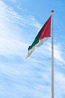 vlag van de Arabisch opstand in Akaba, Jordanië foto