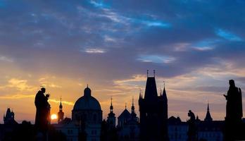 zonsopgang boven Praag