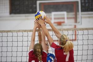 volleybal spel visie foto