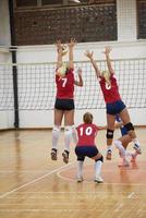 volleybal spel visie foto