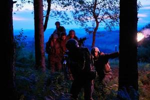 leger soldaten in veld- foto