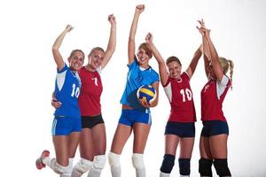 volleybal vrouw groep foto