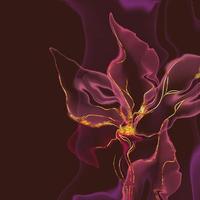 abstract bloemen illustratie. hand- getrokken foto