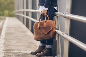 schoenen en Tassen in een Open milieu foto