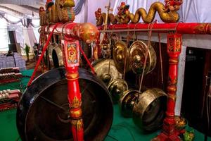 gamelan. Indonesisch Javaans musical instrument foto