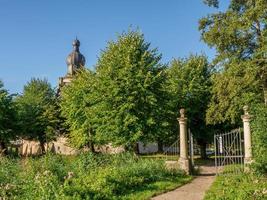 Woud en kasteel in Westfalen foto