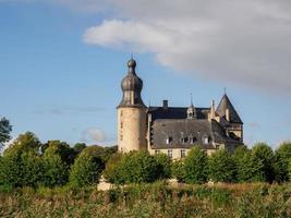 Woud en kasteel in Westfalen foto